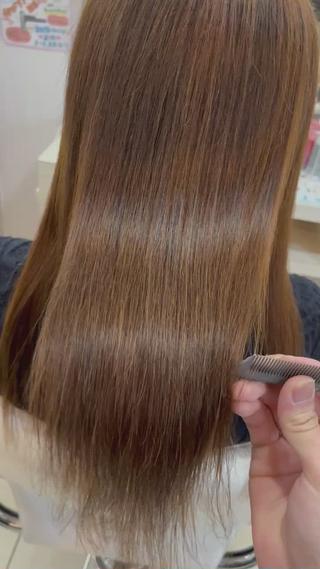 セミロング 【髪質改善カラー】 瀧田嵐士🇰🇷のヘアスタイル