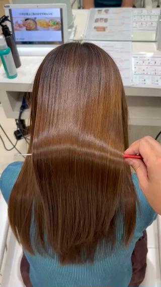 ロング 【髪質改善カラー】 瀧田嵐士🇰🇷のヘアスタイル