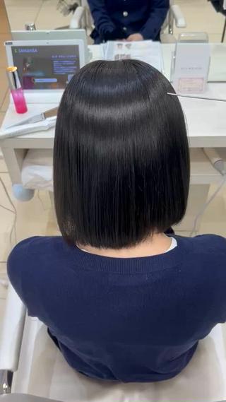 ショート 【髪質改善カラー】 瀧田嵐士🇰🇷のヘアスタイル