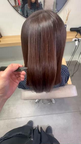 セミロング アメリラブヘアー 土屋　洋平のヘアスタイル