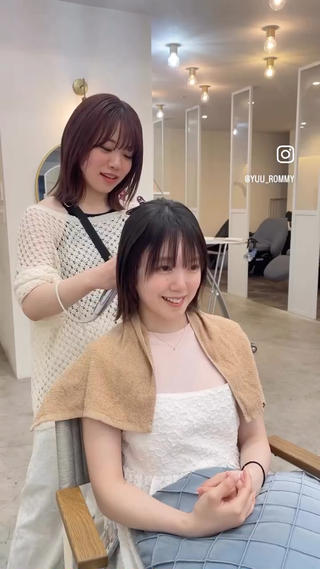 くびれボブスタイル
ヘアセットで簡単にくびれボブ作れます
音声ありはインスタグラムからご覧下さいyuu_rommy 