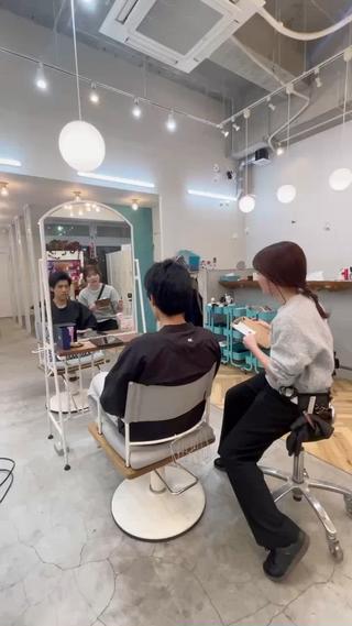 ショート カラー メンズ ROMMY.所属・ナカノユウ/本厚木/ レイヤーカットのヘアスタイル