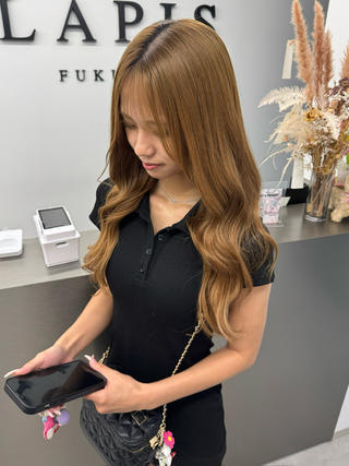ロング エクステ/透明感 韓国ヘア/KENTAのヘアスタイル