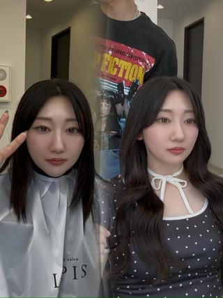 ロング エクステ/透明感 韓国ヘア/KENTAのヘアスタイル