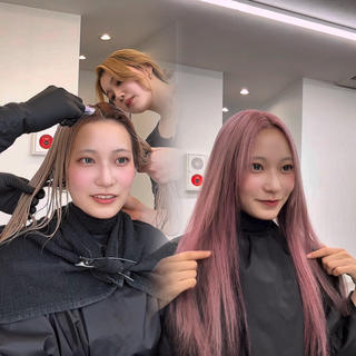 ロング エクステ/透明感 韓国ヘア/KENTAのヘアスタイル