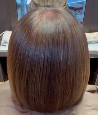 カット＋美髪縮毛矯正です

70代毎月カラー毛のエイジング毛の方にも
安全に薬剤選定させて頂いております

ダメージを感じる方、とにかく綺麗にしたい方、
パサつく方にはとてもおすすめのメニューです

髪質改善専門店での勤務履歴もありますのでご相談下さいませ 