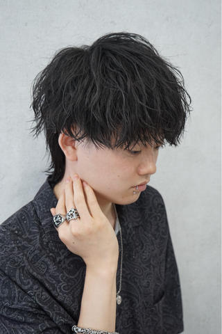 マッシュ×無造作ツイスパ 