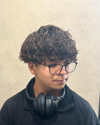 マッシュ×波巻きツイスパ 