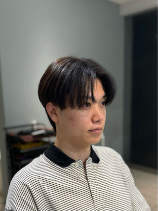 ショート パーマ メンズ 韓国メンズヘア/ ダウンパーマ/歩夢のヘアスタイル