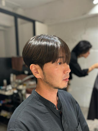 ショート パーマ メンズ 韓国メンズヘア/ ダウンパーマ/歩夢のヘアスタイル