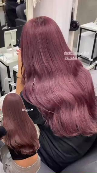 カラー ‎XELM高崎‎‎‎ ‎‎🤍Kyoka‎のヘアスタイル