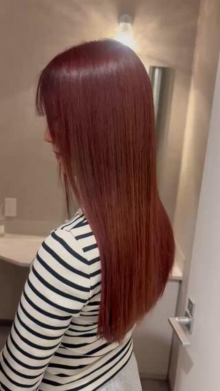 ボルドーカラー
透明感でて可愛いです 