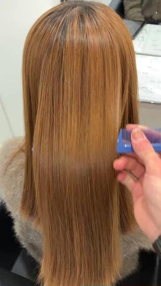 ミディアム 冨江 弘貴のヘアスタイル