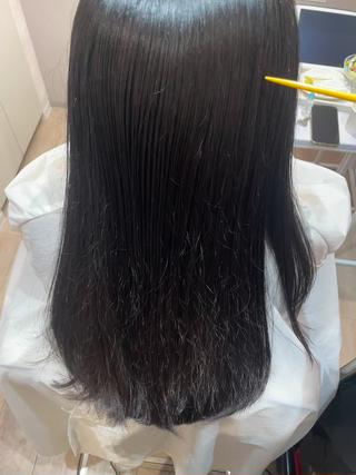 ロング EMANON名古屋所属・美谷添(ミヤゾエ) まどか大人ヘアサロンのヘアスタイル