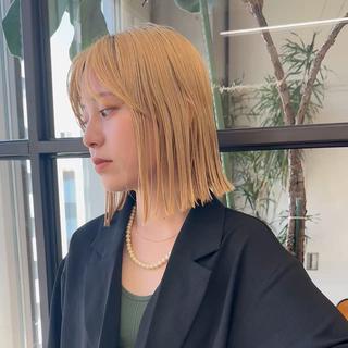 ブリーチが必要なハイトーンカラーです！
ファッションに合わせてお似合いになるヘアスタイルご提案します！
 