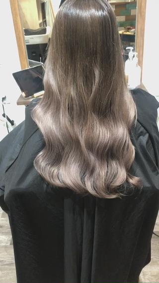 ロング カラー カラーパティシエ facce🌼ikoのヘアスタイル