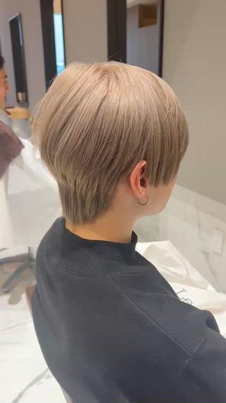 ショート カラー メンズ ルクール喜多町店 コムロのヘアスタイル