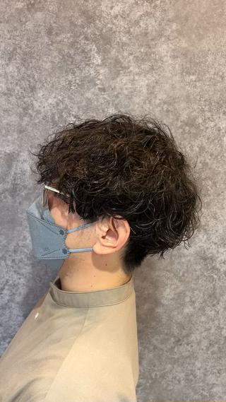 パーマ メンズ ルクール喜多町店 コムロのヘアスタイル