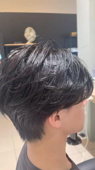 ショート メンズ レイヤー/韓国風/ 縮毛矯正/沖谷航のヘアスタイル