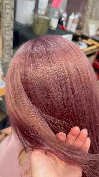 ミディアム 髪質改善カラー /高山奈夕のヘアスタイル