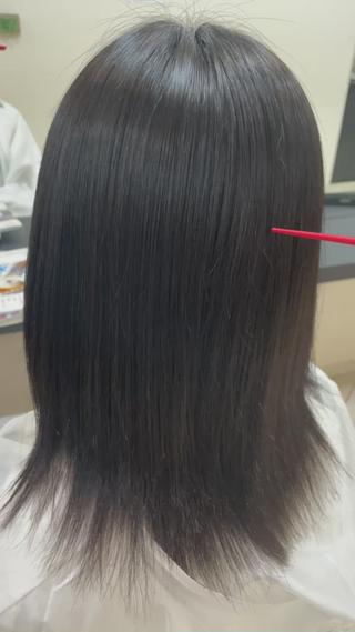 髪質改善ストレート 