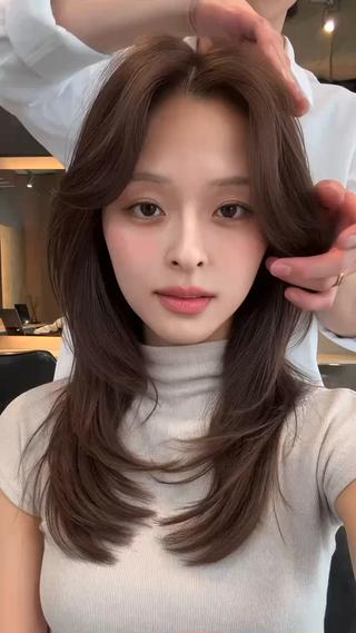 セミロング LEANE THE TOKYO所属・大人レイヤー 🍃外苑前/荒谷進介のヘアスタイル