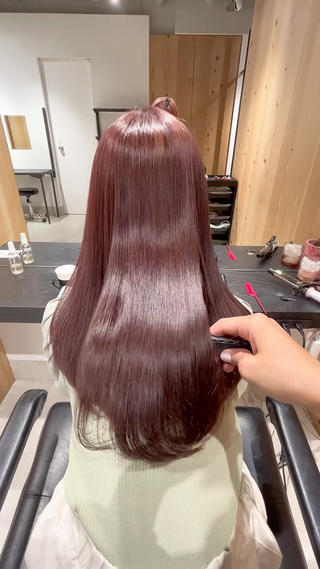 ムラサキ多めピンクカラー
 