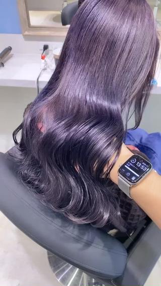 セミロング カラー THESALONS所属・🤍ブリーチカラー /寄田龍樹🤍のヘアスタイル