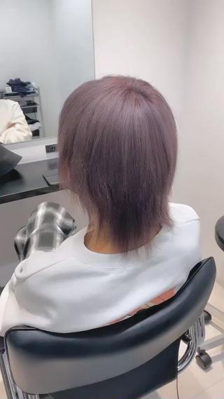 カラー THESALONS所属・🤍ブリーチカラー /寄田龍樹🤍のヘアスタイル