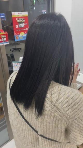 セミロング 山﨑 燦人のヘアスタイル