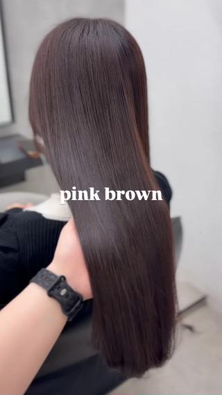 ロング 角田 萌夏のヘアスタイル