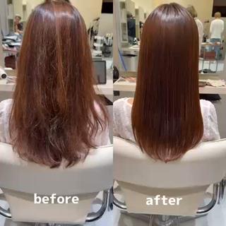 ロング 縮毛矯正特化 k-two土田陸登のヘアスタイル