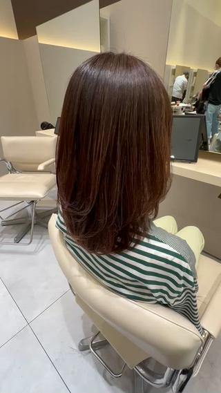 カット×縮毛矯正 