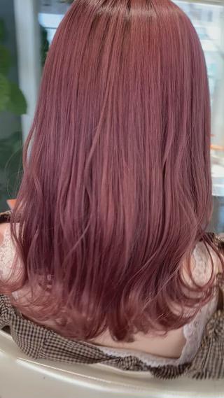 大人気ピンクカラー

ブリーチ2回必須！！ 