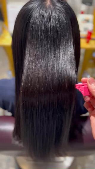 ロング 縮毛矯正／レイヤー／ 🌼mizukiのヘアスタイル