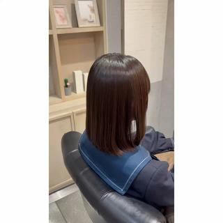 ミディアム 艶髪/カラー/ まつりのヘアスタイル