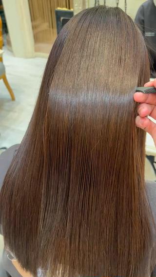 ロング 内田 龍樹のヘアスタイル