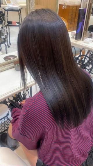 ロング 内田 龍樹のヘアスタイル