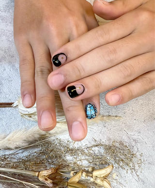 キャラクターアート（ポケモン）1本・手描きアート2本・他マットコーティング仕上げ

【料金目安オフ無¥10000・オフ有¥10500】 