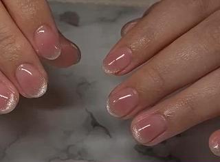 ブラッシュネイル
#Short_nail