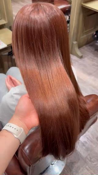トリートメントも一緒にツヤツヤ、柔らかカラー 