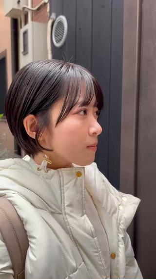 ショート カラー elto四条烏丸 // ア オ リのヘアスタイル