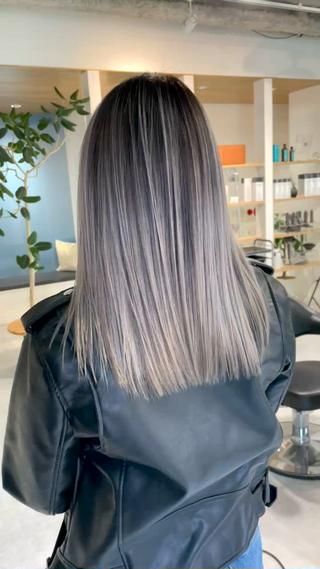 バレイヤージュ　シルバー　神戸　三宮 