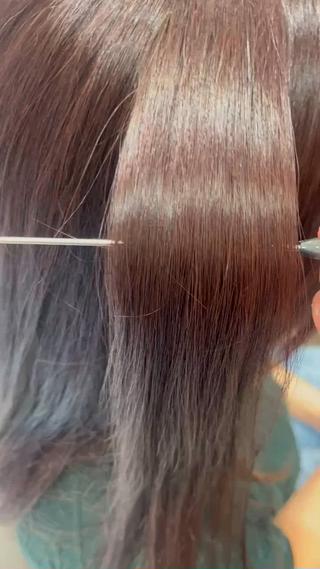 暗すぎない茶色＆トリートメント 