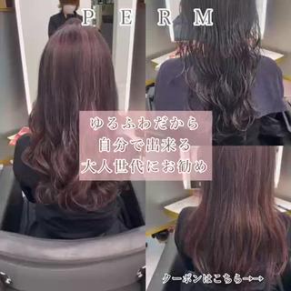 ミニモ限定レイヤーカット＆ゆるふわパーマで
毎朝５分短く簡単なパーマ髪似合わせます
一日5名様限定クーポンです♪大人気クーポンになります 