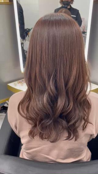 セミロング 左藤健人 デジタルパーマ/渋谷のヘアスタイル