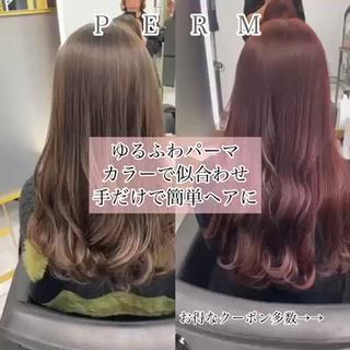 ミディアム パーマ 左藤健人 デジタルパーマ/渋谷のヘアスタイル