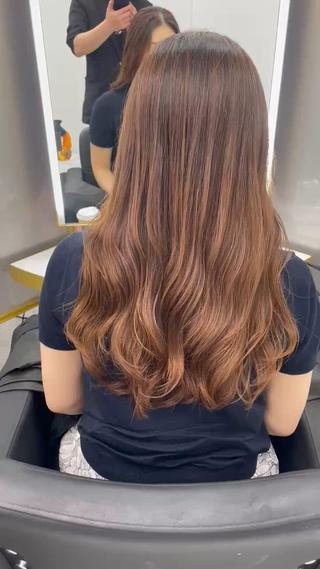 ロング パーマ 左藤健人 デジタルパーマ/渋谷のヘアスタイル