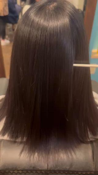 セミロング 安達 望のヘアスタイル