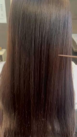 縮毛矯正で日々のアイロンの時間をはぶきます*゜ 